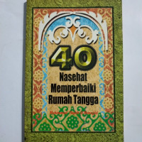 40 nasehat memperbaiki rumah tangga