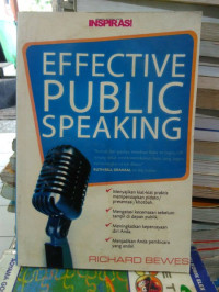 Effective public speaking