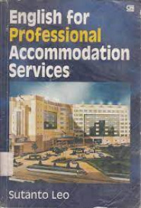 English for professional accomodation services