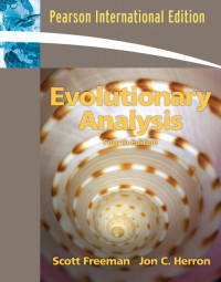 Evolutionary analysis, fourth edition