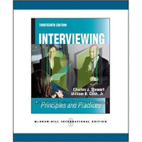 Interviewing : principles and practices  thirteenth ediiton