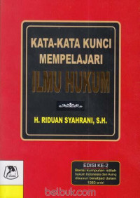 Kata-kata kunci mempelajari ilmu hukum