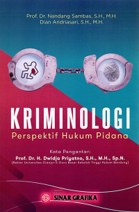 Kriminologi perspektif hukum pidana