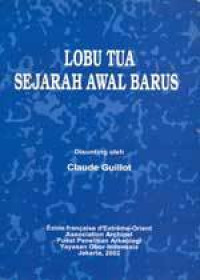 Lobu Tua sejarah awal Barus