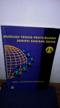 Panduan teknis penyusunan skripsi sarjana sains