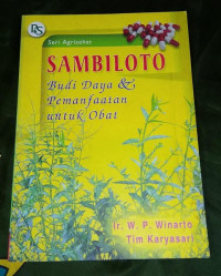 Sambiloto : budidaya dan pemanfaatan untuk obat