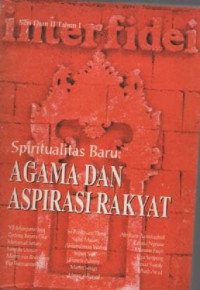 Spiritualis baru : agama dan aspirasi rakyat