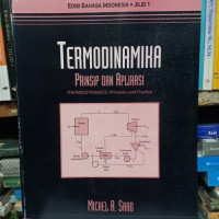 Termodinamika : prinsip dan aplikasi jilid 1