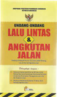 Undang undang lalu lintas dan angkutan jalan