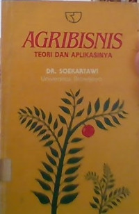 Image of Agribisnis : teori dan aplikasinya