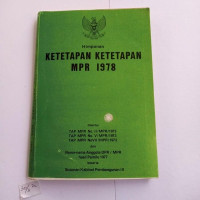 Himpunan Ketetapan-Ketetapan MPR 1978