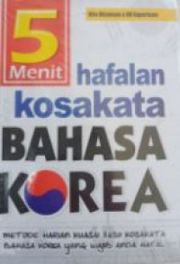 5 menit hafalan kosakata bahasa korea