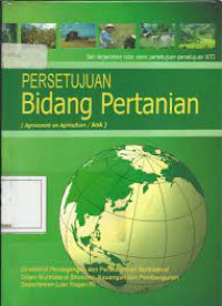 Persetujuan bidang pertanian (agreement on agricultural/AoA)