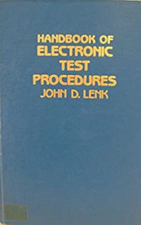 Handbook of electronic test procedures