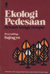 Image of Ekologi pedesaan : sebuah bunga rampai