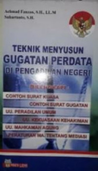 Teknik menyusun gugatan perdata di pengadilan negeri