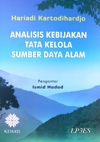 Analisis Kebijakan Tata Kelola Sumber Daya Alam