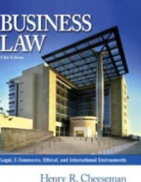 Business law : legal, e-commerce, ethical. and international