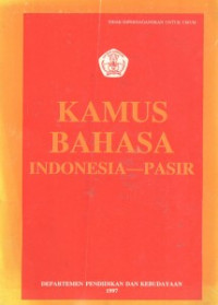 Kamus Bahasa Indonesia - Pasir