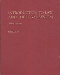 Introduction to law and the legal system