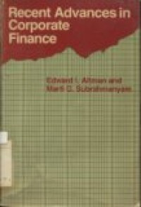 Recent advances in corporate finance