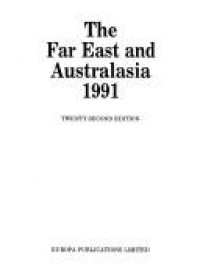 The far east and australasia 1991 (22nd edition)