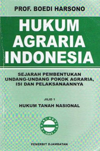 Hukum agraria Indonesia