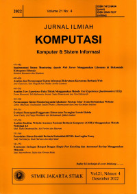 Jurnal Ilmiah Komputasi Komputer dan Sistem Informai