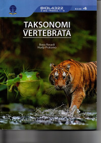 Taksonomi Vertebrata (BMP) : 1-6  BIOL4322 / 2 SKS