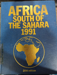 Africa south of the sahara 1991 - 20th edition