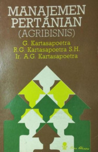 Manajemen pertanian: agribisnis