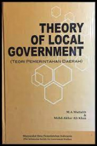 Theory of local government (teori pemerintah daerah)