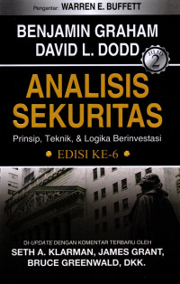 Analisis Sekuritas : Prinsip , Teknik , Dan Berinvestasi