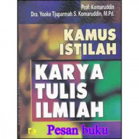 Kamus Istilah Karya Tulis Ilmiah