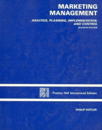 Marketing management: analysis, planning, implementation and control