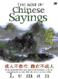 The best of Chinese sayings