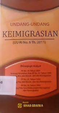 Undang-undang keimigrasian (UU RI no. 6 Th. 2011)