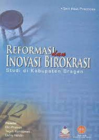 Reformasi dan inovasi birokrasi studi di kabupaten sragen