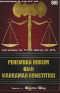 Penemuan hukum oleh Mahkamah Konstitusi