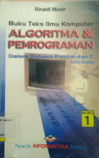 Alogaritma & Pemrograman dalam Bahasa Pascal dan C Edisi Kedua Revisi