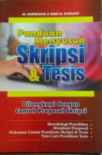 Panduan menyusun skripsi & tesis