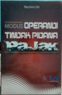 Modus operandi tindak pidana pajak