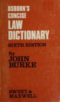 Osborns concise law dictionary