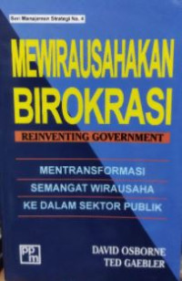 Mewirausahakan birokrasi