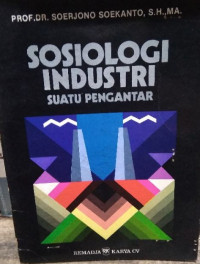 Sosiologi industri : suatu pengantar