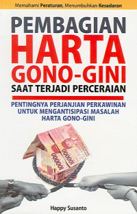 Pembagian harta gono-gini saat terjadi perceraian