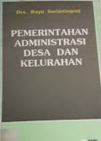 Pemerintahan administrasi desa dan kelurahan