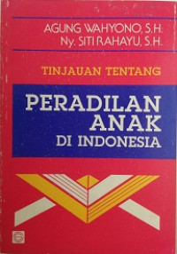 Tinjauan tentang peradilan anak di Indonesia