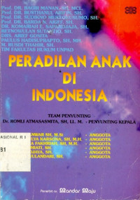 Peradilan anak di Indonesia