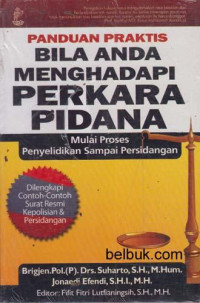 Panduan praktis bila anda menghadapi perkara pidana : mulai proses penyelidikan sampai persidangan